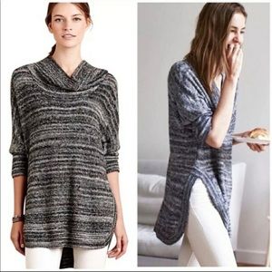 Field of Flower Space Dye Cowl Neck Sweater